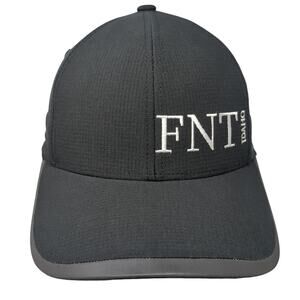 FNT Idaho Baseball Cap Black One Size Adjustable Embroidered 6 Panel Ogio